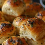Soft Garlic Herb Dinner Rolls