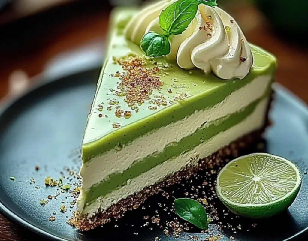 Green Lime Dessert Slice
