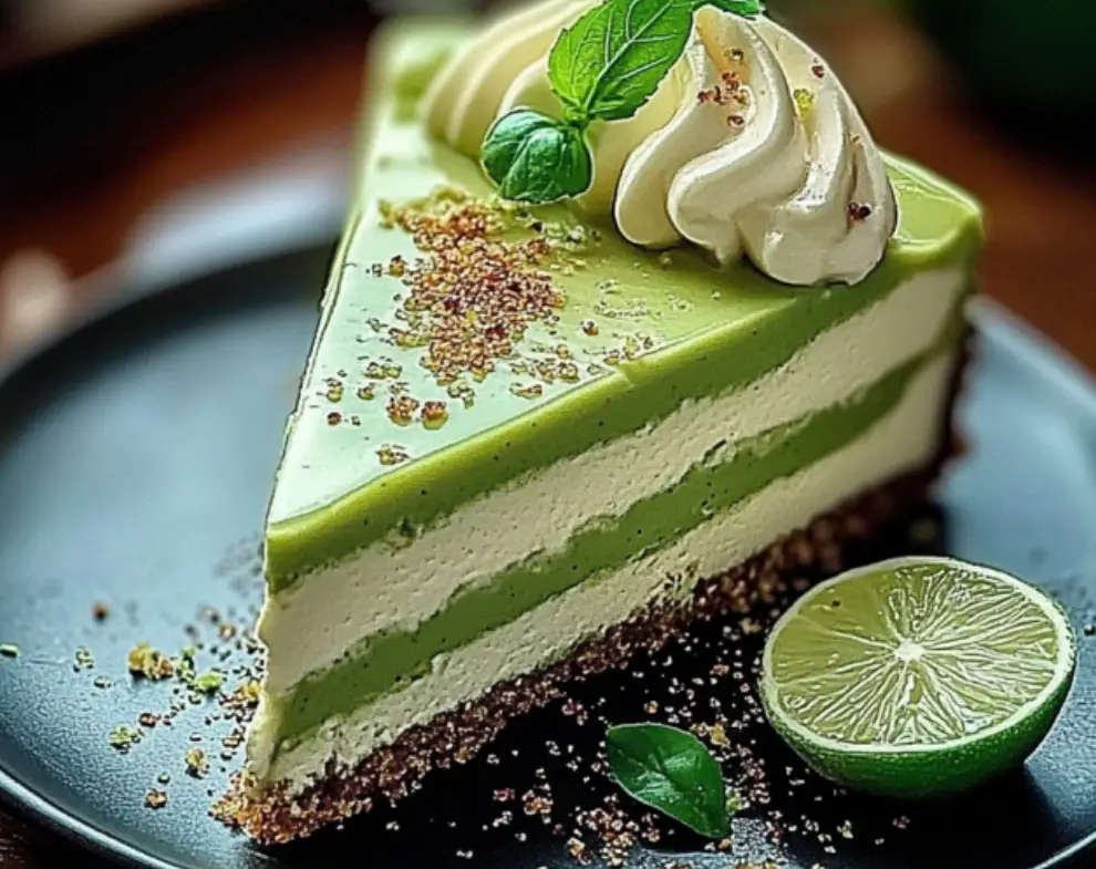 Green Lime Dessert Slice