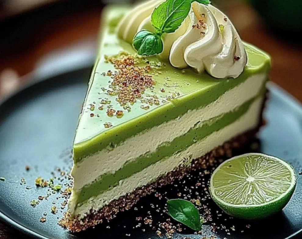 Green Lime Dessert Slice