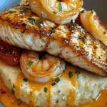 Fish Fillet with Shrimp & Mashed Potatoes