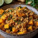 Roasted Butternut Squash Salad with Herbs and Nuts