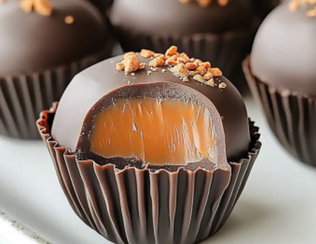 Salted Caramel Chocolate Truffles