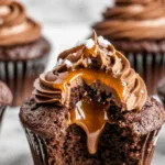 Salted Caramel Chocolate Cupcakes