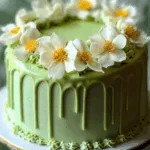 Matcha Birthday Cake