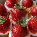 Strawberry Cheesecake Bites