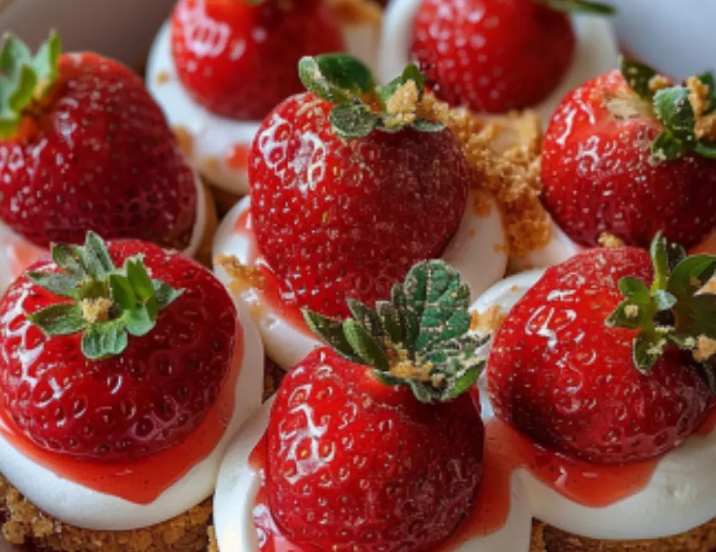 Strawberry Cheesecake Bites