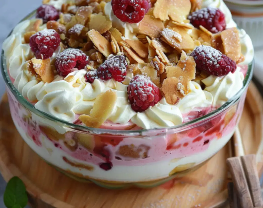 Raspberry Vanilla Trifle