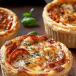 Mini Deep Dish Pizza Pot Pies: Individual Pizza Pies with a Twist