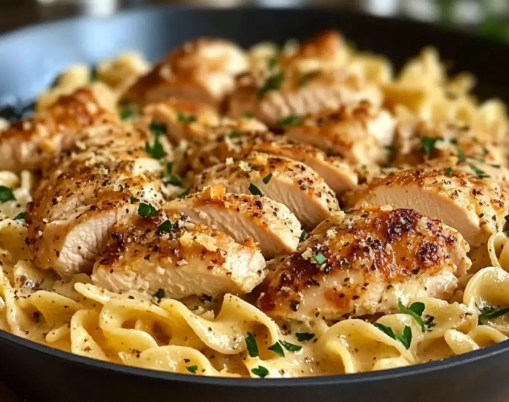 Creamy Garlic Parmesan Chicken Pasta