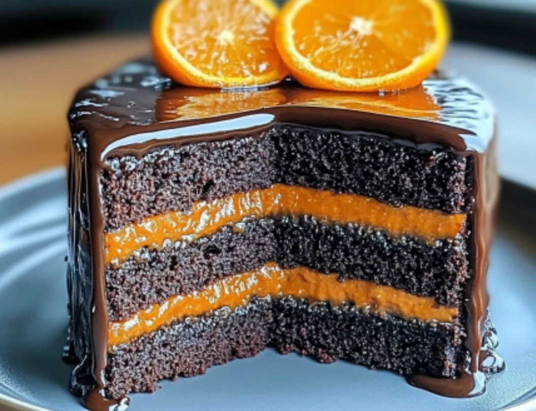 Chocolate Orange Ganache Cake