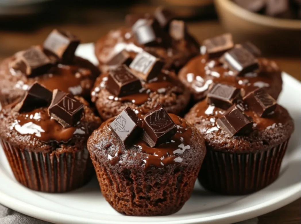 Double Chocolate Chunk Muffins