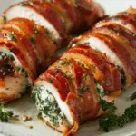 Bacon-Wrapped Stuffed Chicken Breasts