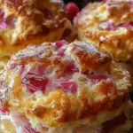 Rhubarb Buttermilk Scones