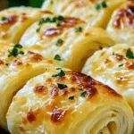 Cheesy Garlic Butter Rollups: A Quick and Flavorful Side Dish