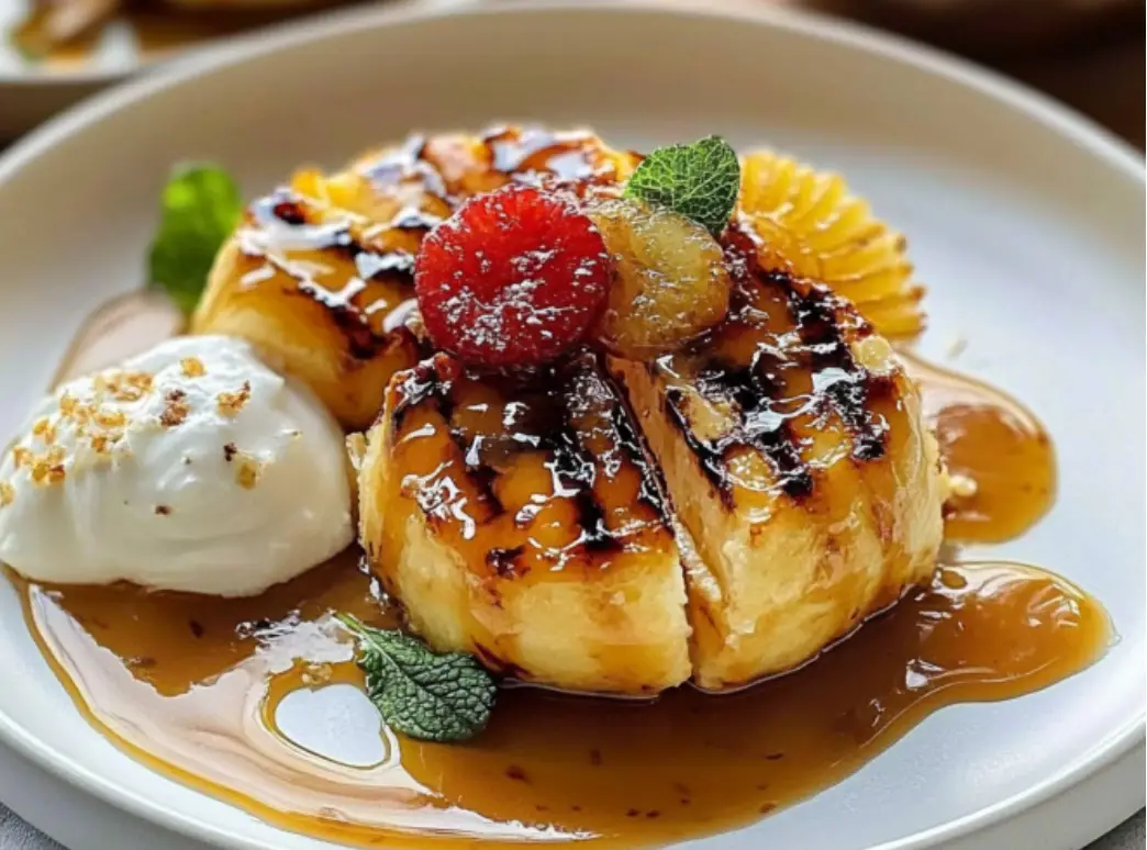 Japanese Soufflé Pancakes with Syrup