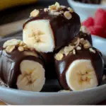 Frozen Chocolate-Dipped Banana Bites