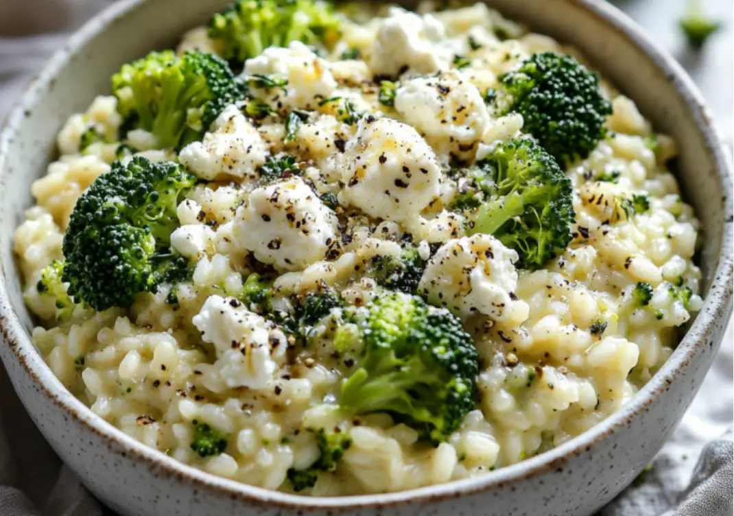Broccoli and Goat Cheese