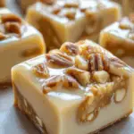 White Chocolate Pecan Fudge Squares