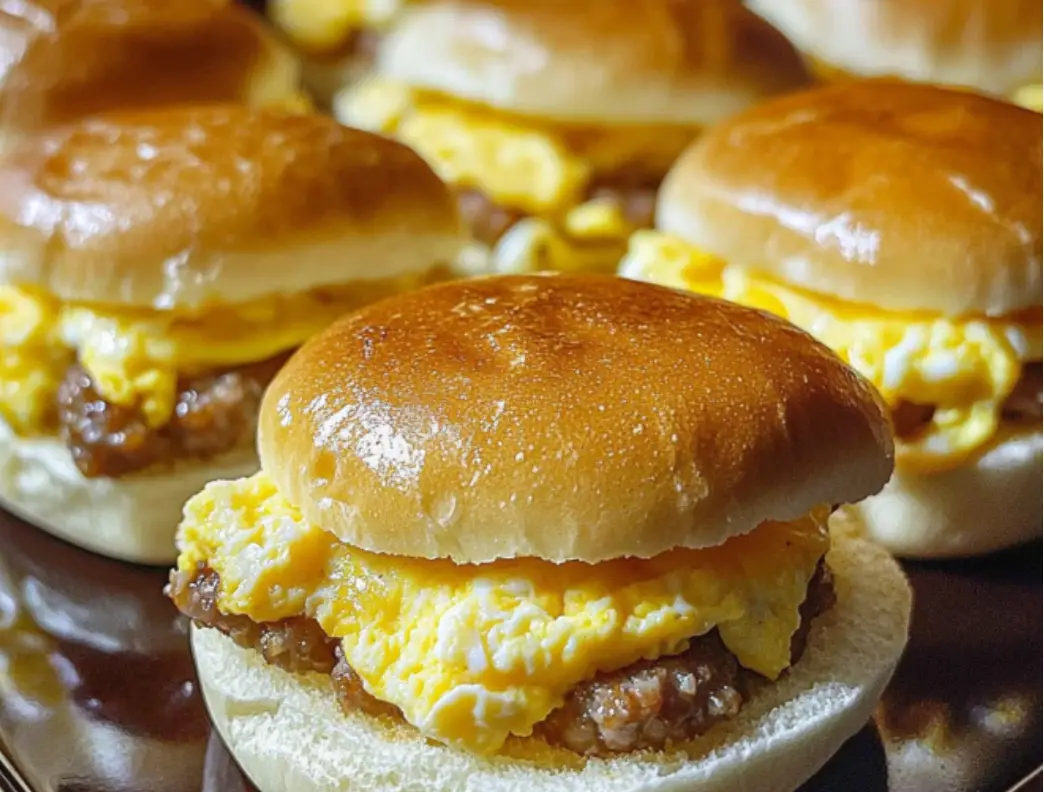 Sausage and Egg Breakfast Sandwiches