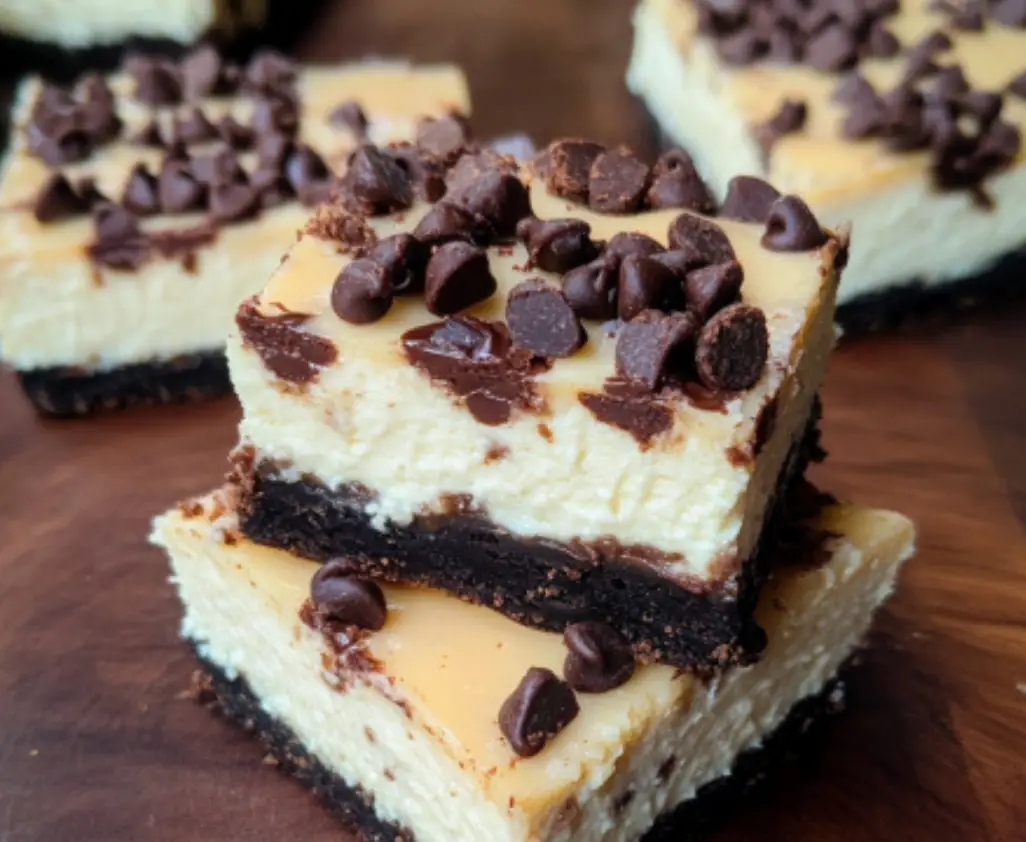 Chocolate Chip Cheesecake Bars with Oreo Crust: A Decadent Dessert Delight
