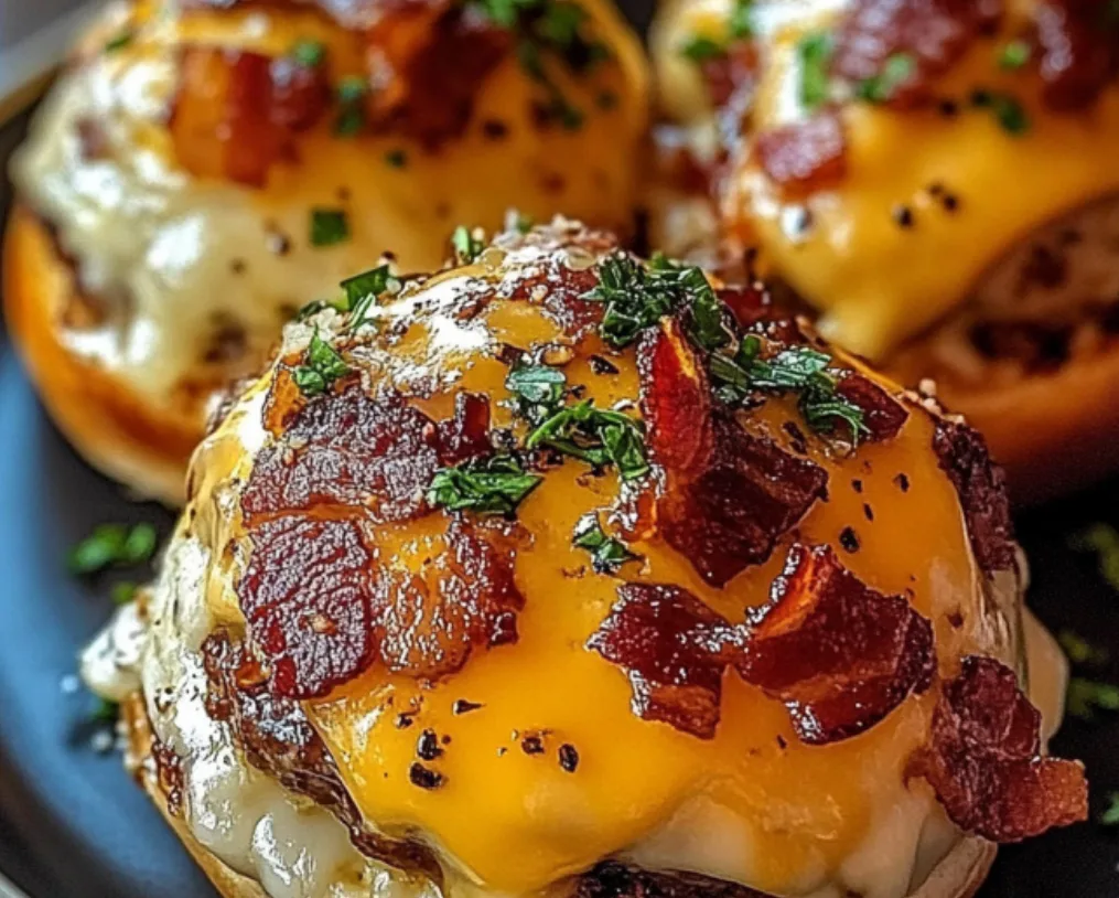Bacon Cheeseburger Sliders