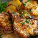 Creamy Garlic Beef Chops