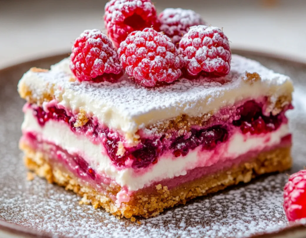 Raspberry Cream Cheese Bars