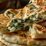 Stuffed Spinach and Feta Flatbread
