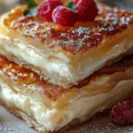 Vanilla Custard Mille-Feuille Squares