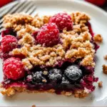 Cherry Berry Crumble Bars