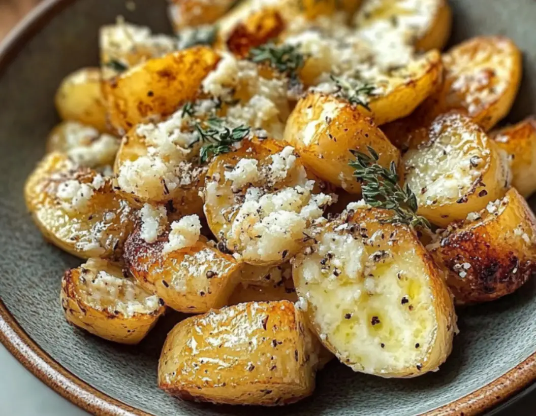 Crispy Roasted Parmesan Potatoes