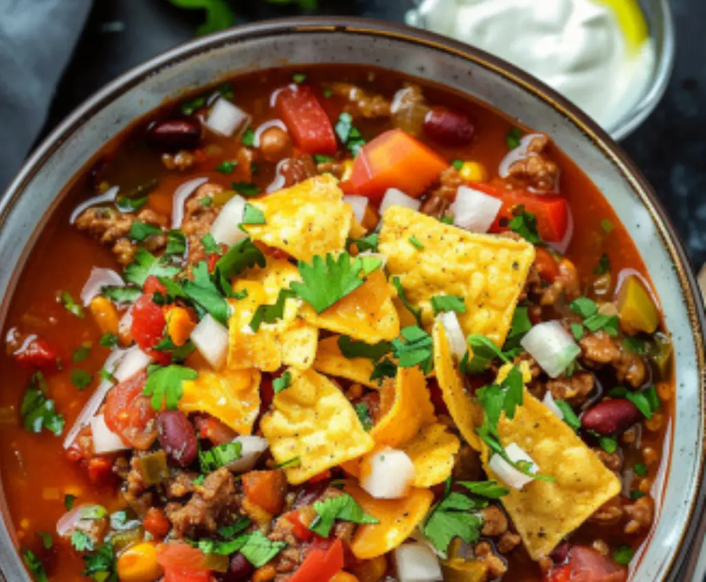 Hearty Taco-Inspired Vegetable Chili
