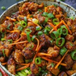 Garlic Chicken Rice Bowl