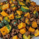 Stuffed Zucchini Boats with Ground Turkey and Parmesan