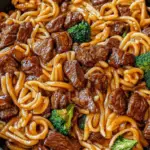 Beef and Broccoli Noodles Stir Fry