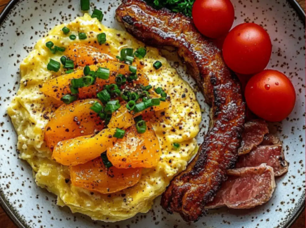 Breakfast Plate with Bacon