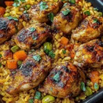 One‑Pan Baked Chicken with Rice