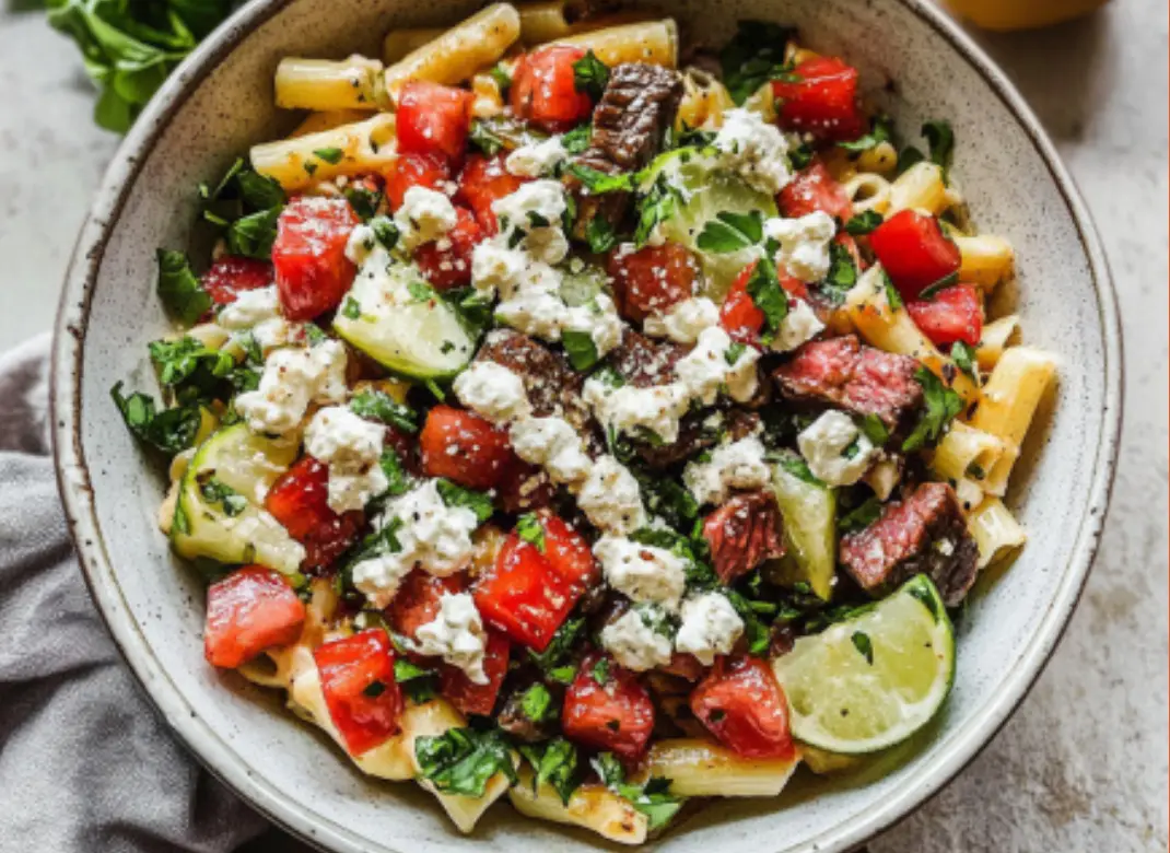 Zesty Steak Pasta