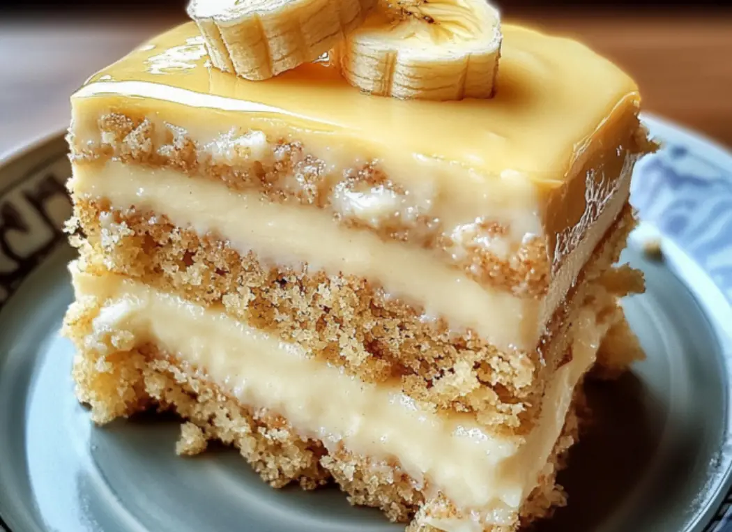 Old School Banana Pudding Cake