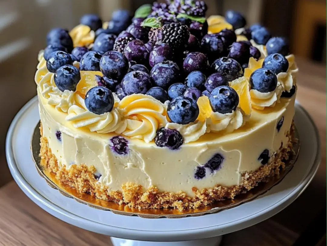 Blueberry Lemon Cheesecake