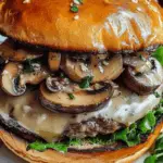 Mushroom Swiss Burger