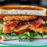 Crispy Chicken Bacon Club Sandwich