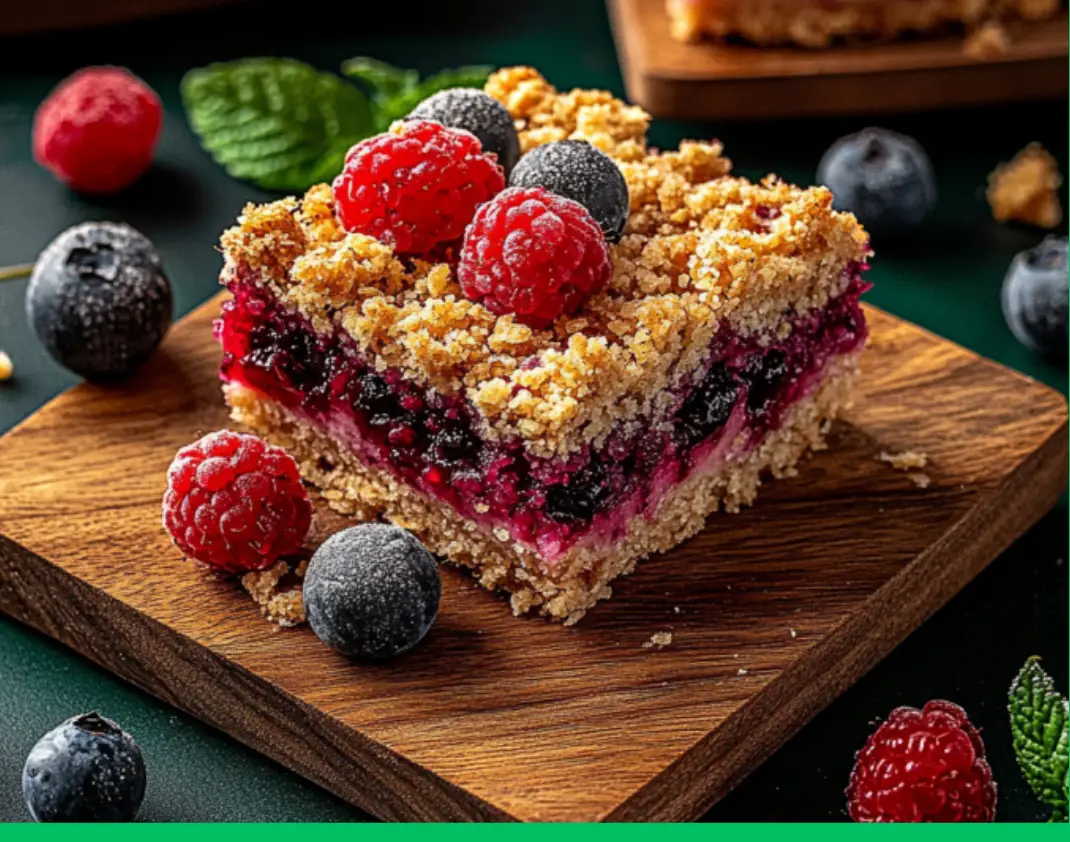 Berry Crumble Bars
