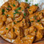 Beef Stroganoff with Rice