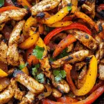 Skillet Chicken Fajitas with Bell Peppers
