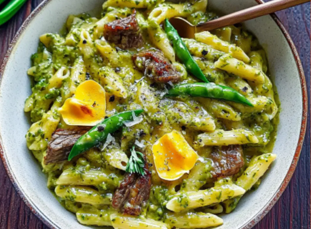 Penne Pasta with Beef