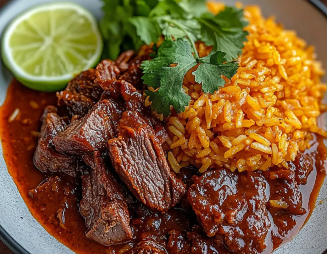 Mexican Beef Stew with Rice