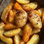 Herb-Roasted Chicken with Potatoes and Carrots