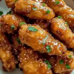 Crispy Honey Garlic Chicken Wings